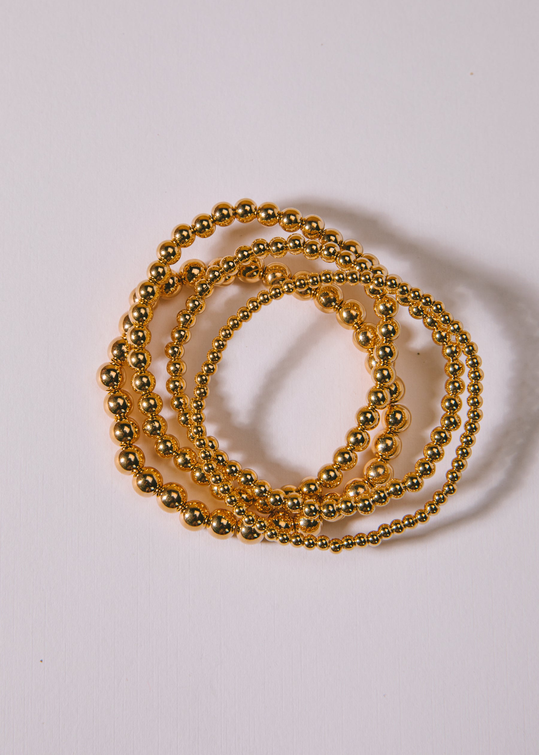 Gold Ball Bracelets