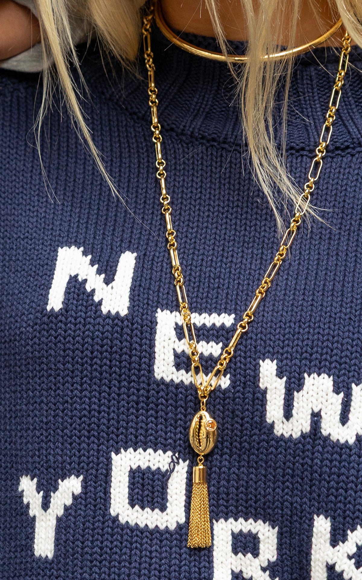 Gold Hollow Choker