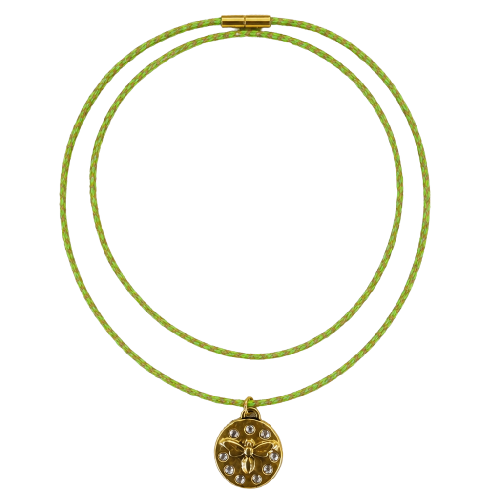 Green Essential Cord Necklace