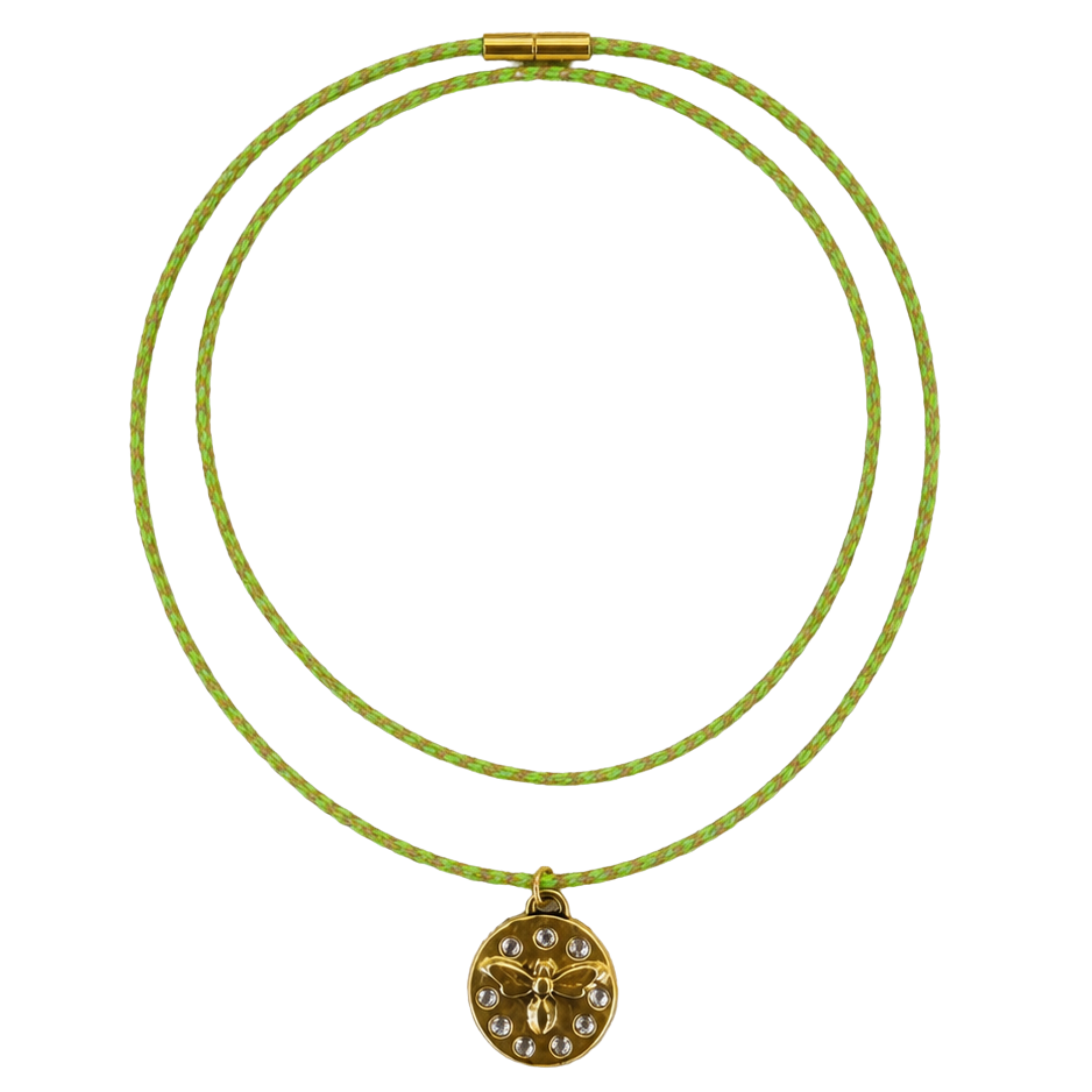 Green Essential Cord Necklace