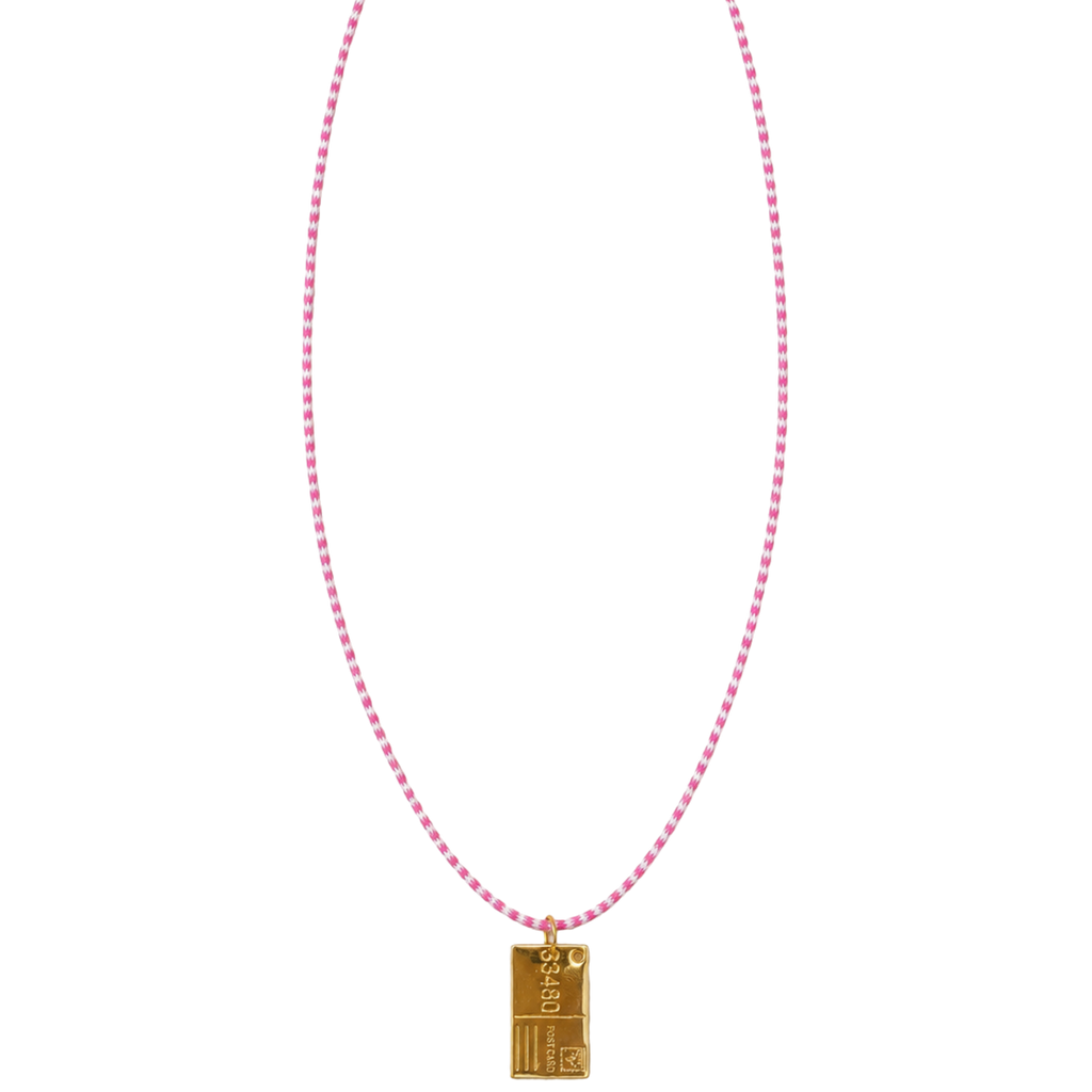 Pink Essential Cord Necklace