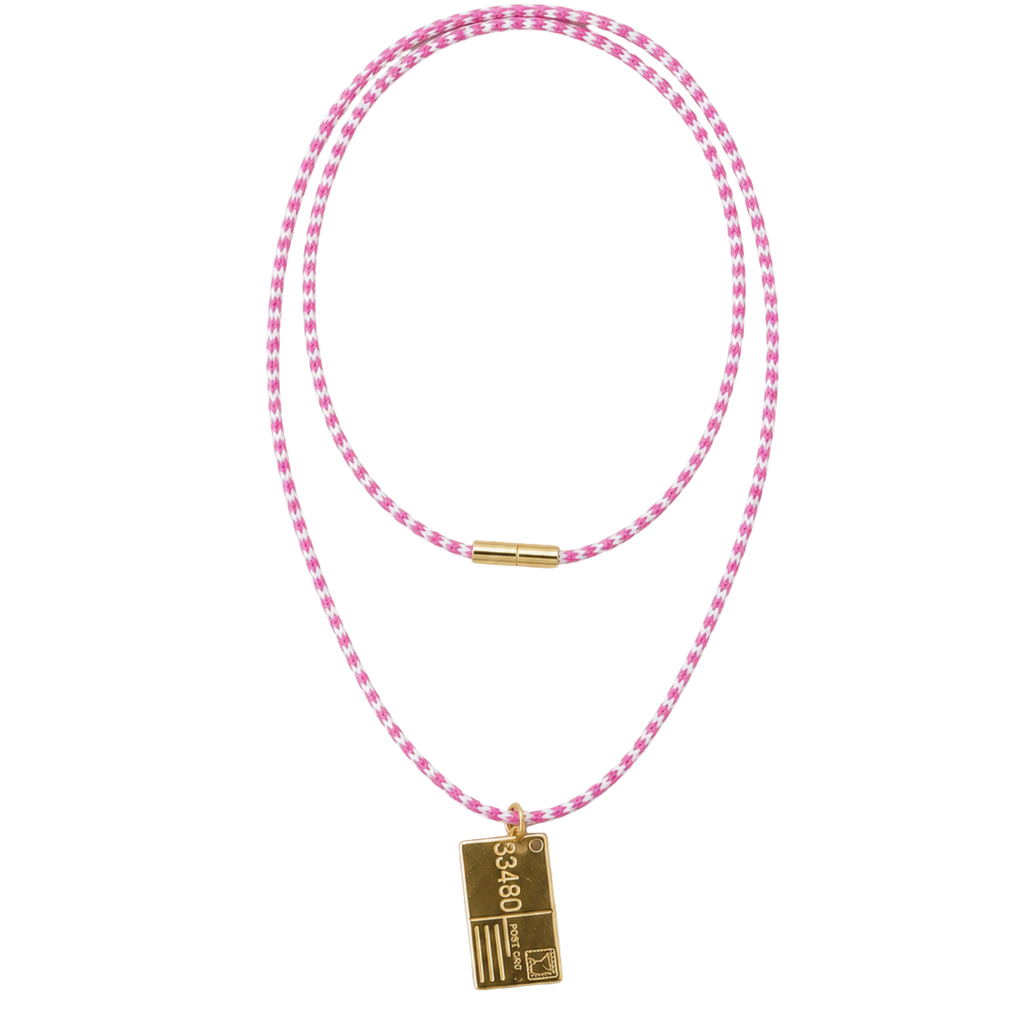 Pink Essential Cord Necklace
