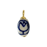 Blue Tulip Charm