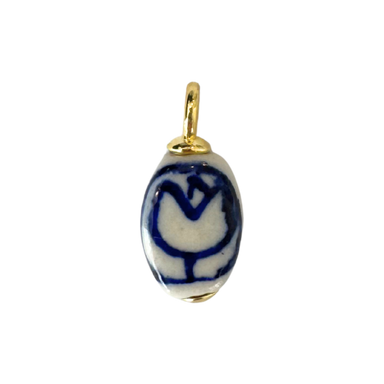 Blue Tulip Charm