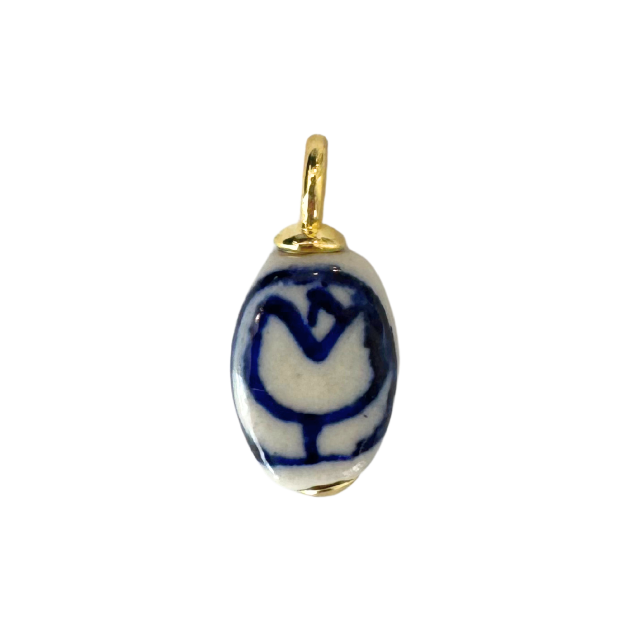 Blue Tulip Charm