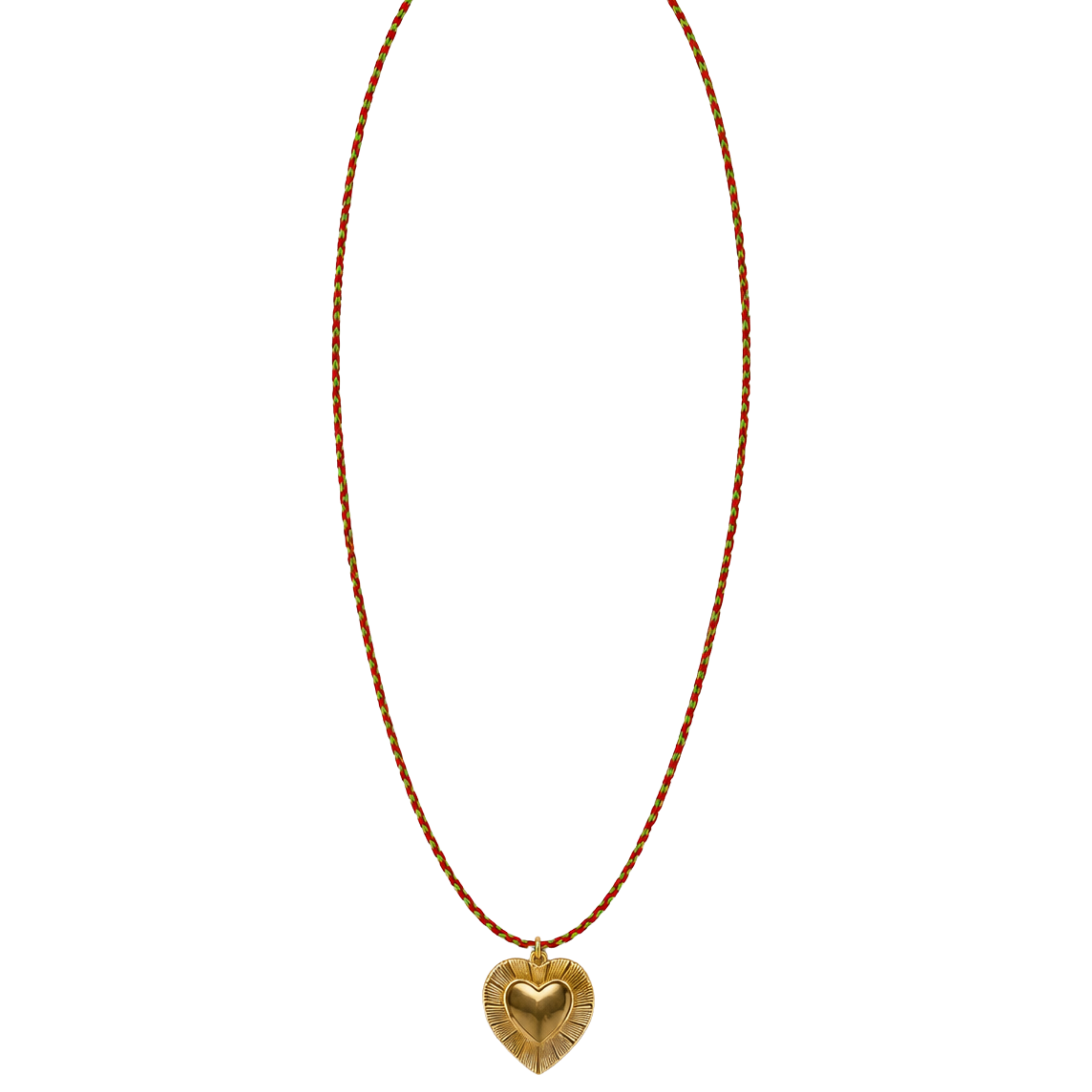 Red and Green Essential Cord Necklace