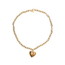  Vintage Gold Heart Necklace