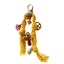  Colorful Yellow Fabric Bag Charm