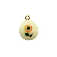 Painted Flower Charm