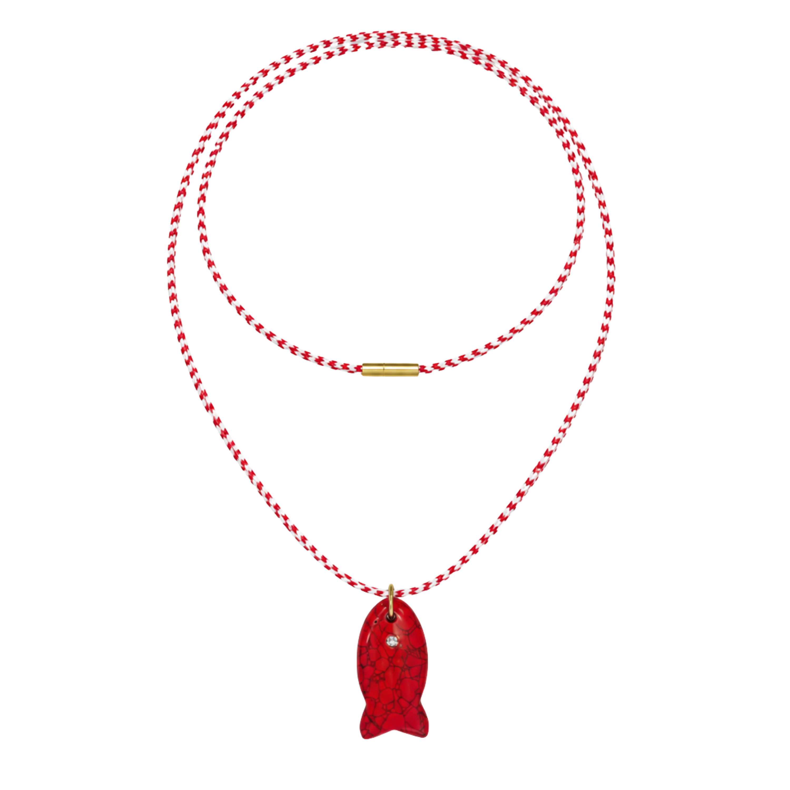 Red Essential Cord Necklace