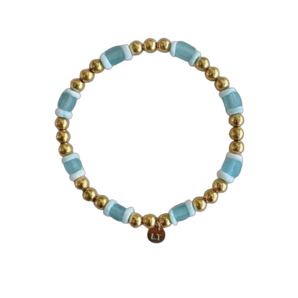Gold Seaglass Bracelet