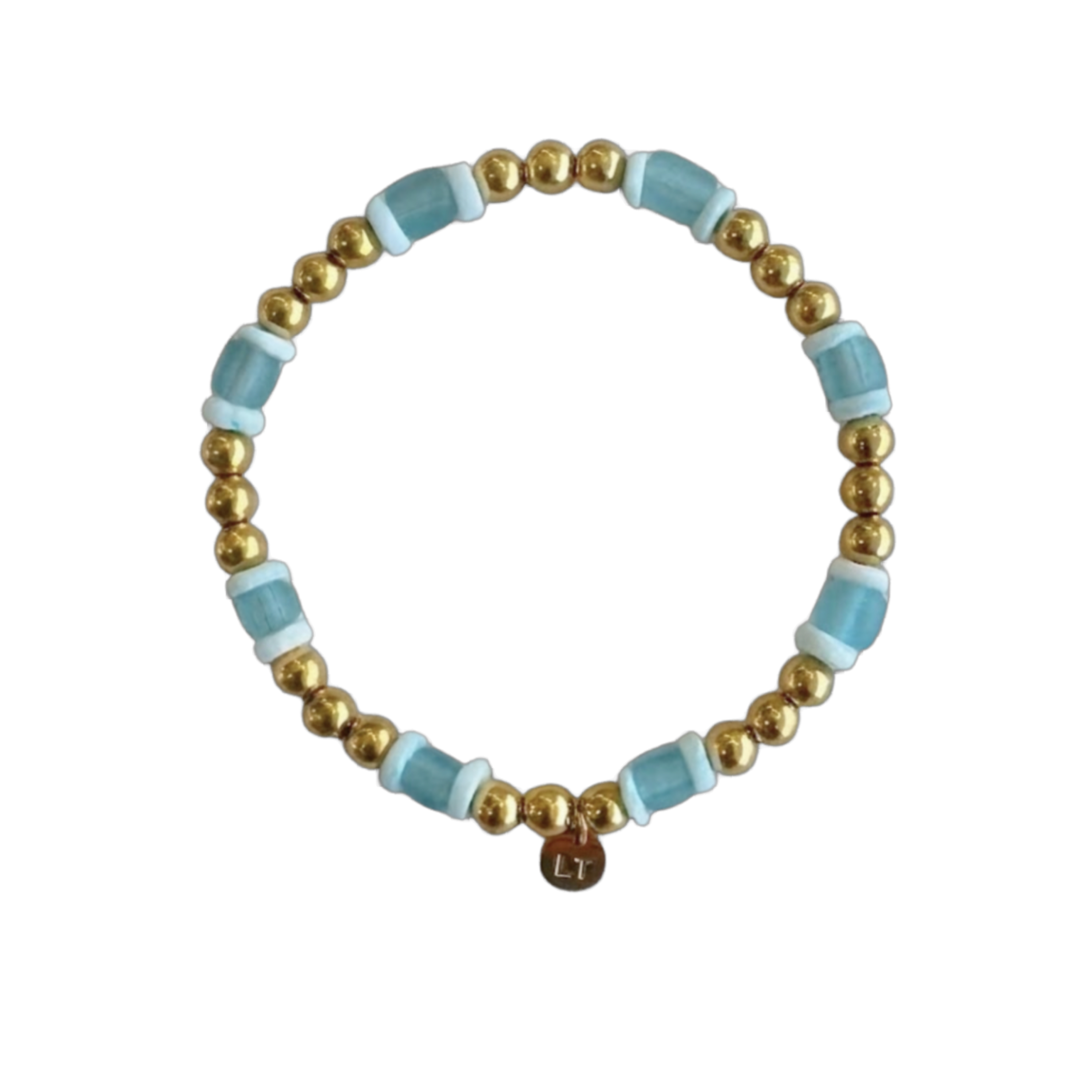 Gold Seaglass Bracelet