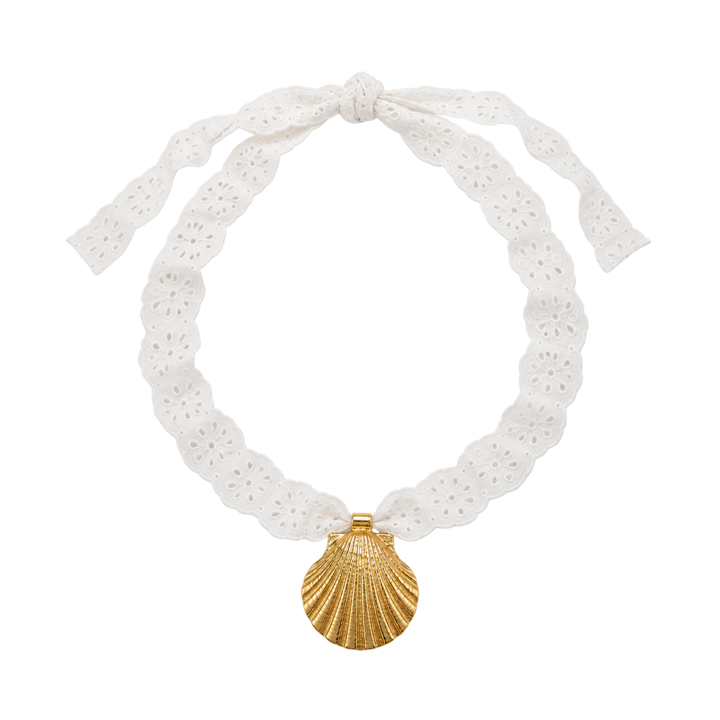 Eyelet Shell Necklace