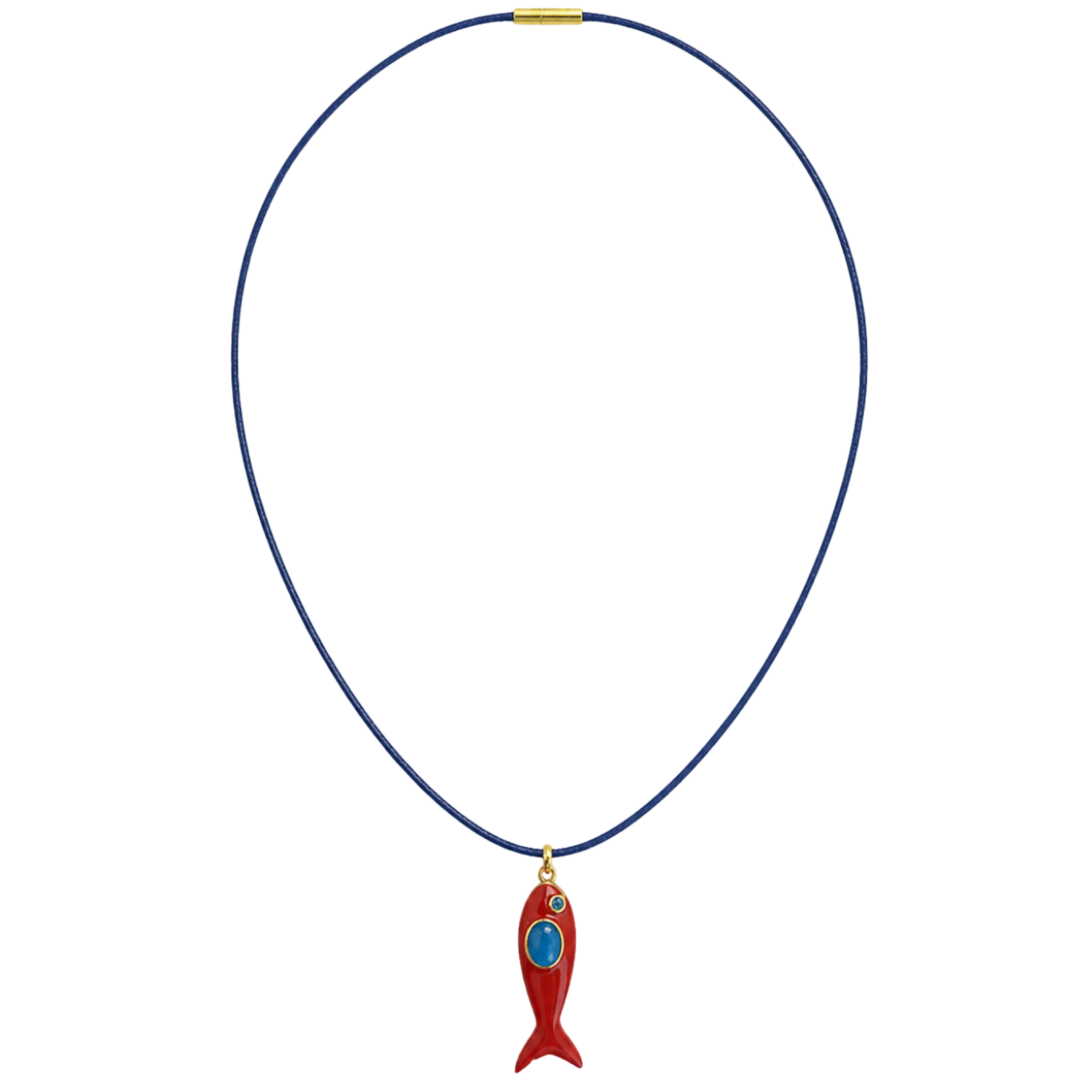 Red Fish Cord Necklace