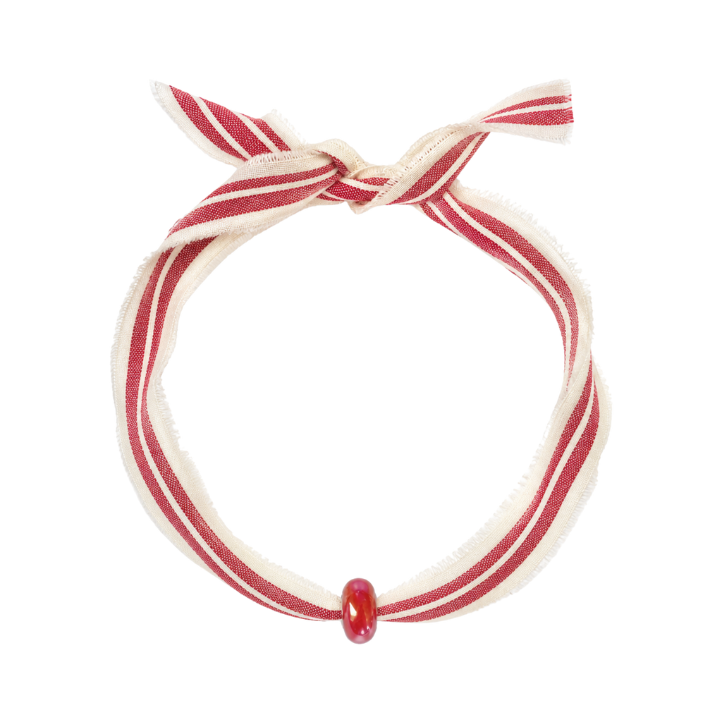 Striped Ribbon Choker
