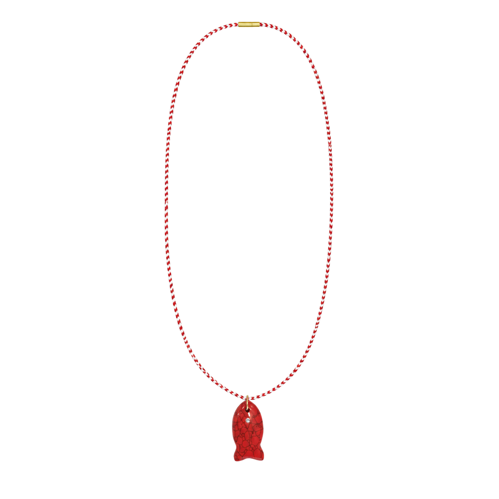 Red Essential Cord Necklace