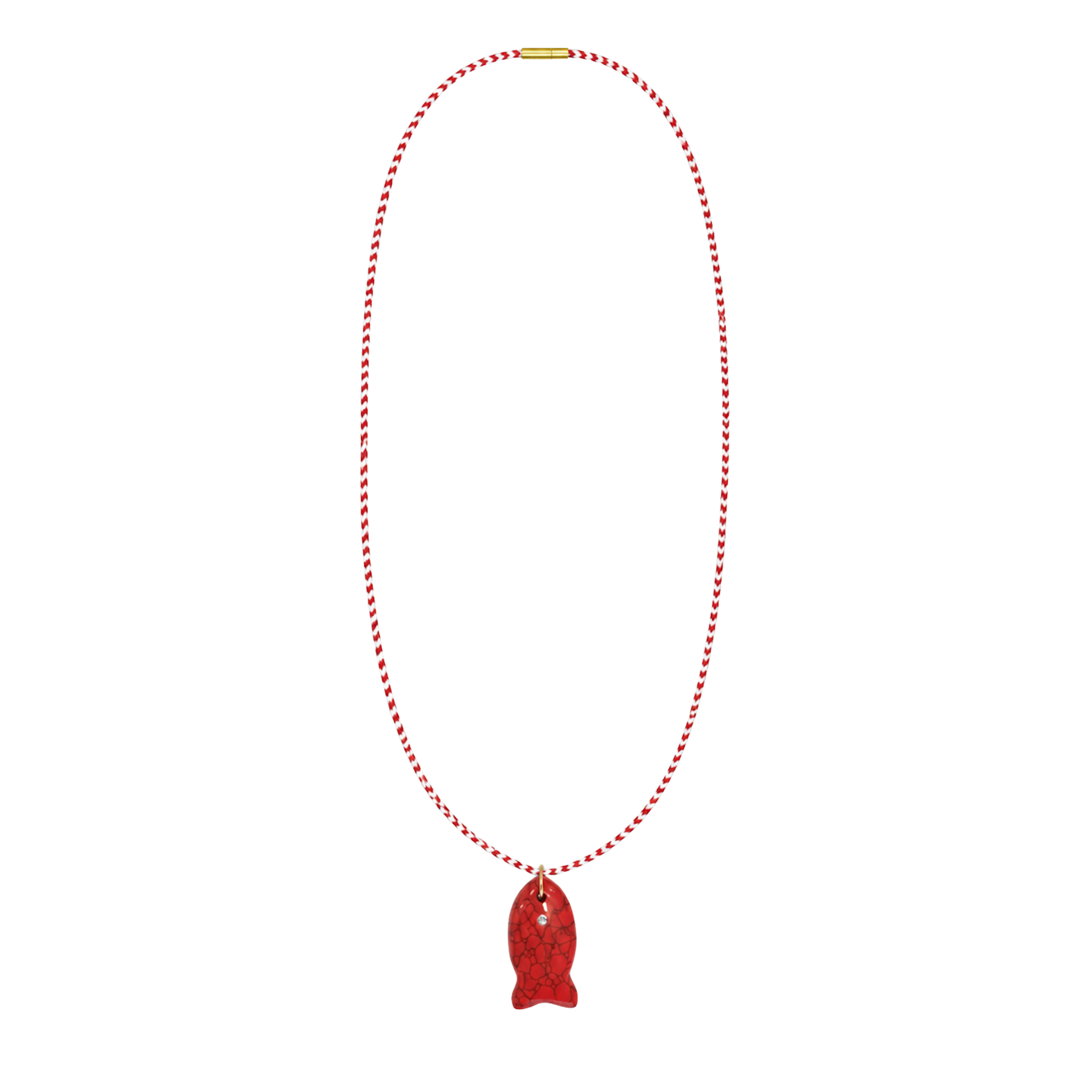 Red Essential Cord Necklace