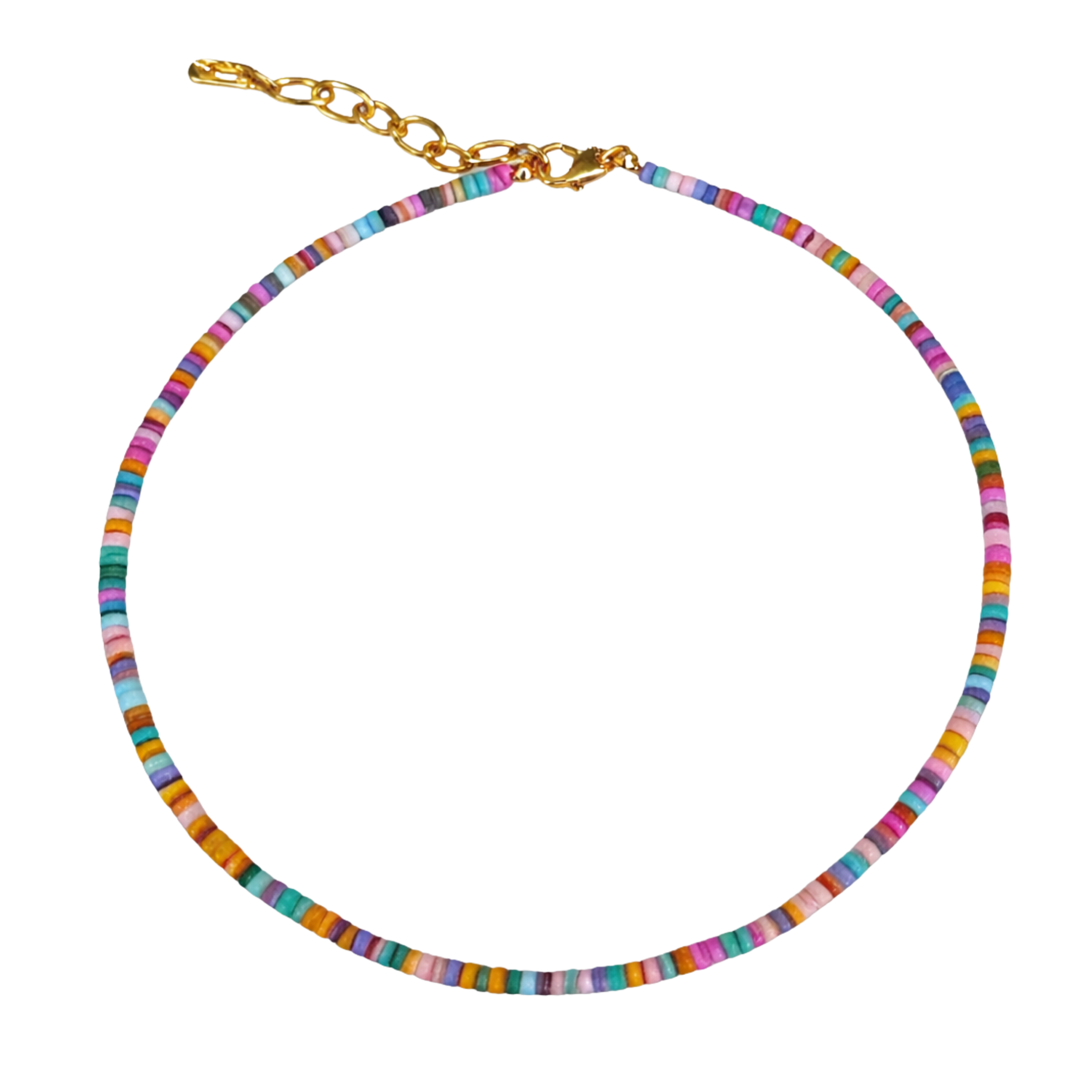 Pastel Mini Beaded Necklace
