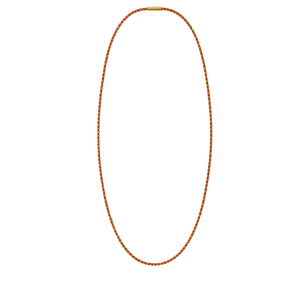 Red and Green Essential Cord Necklace
