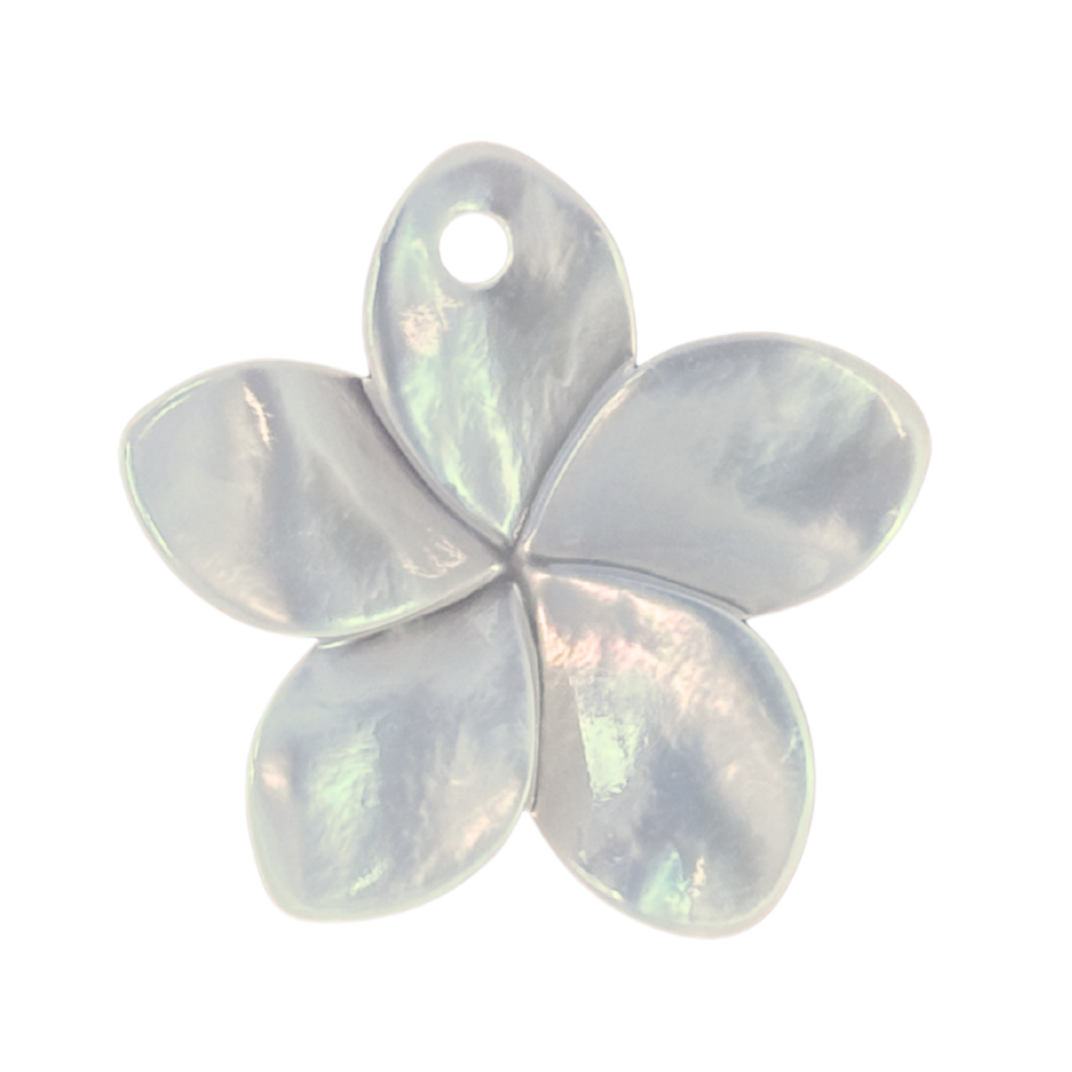 Iridescent Flower Charm