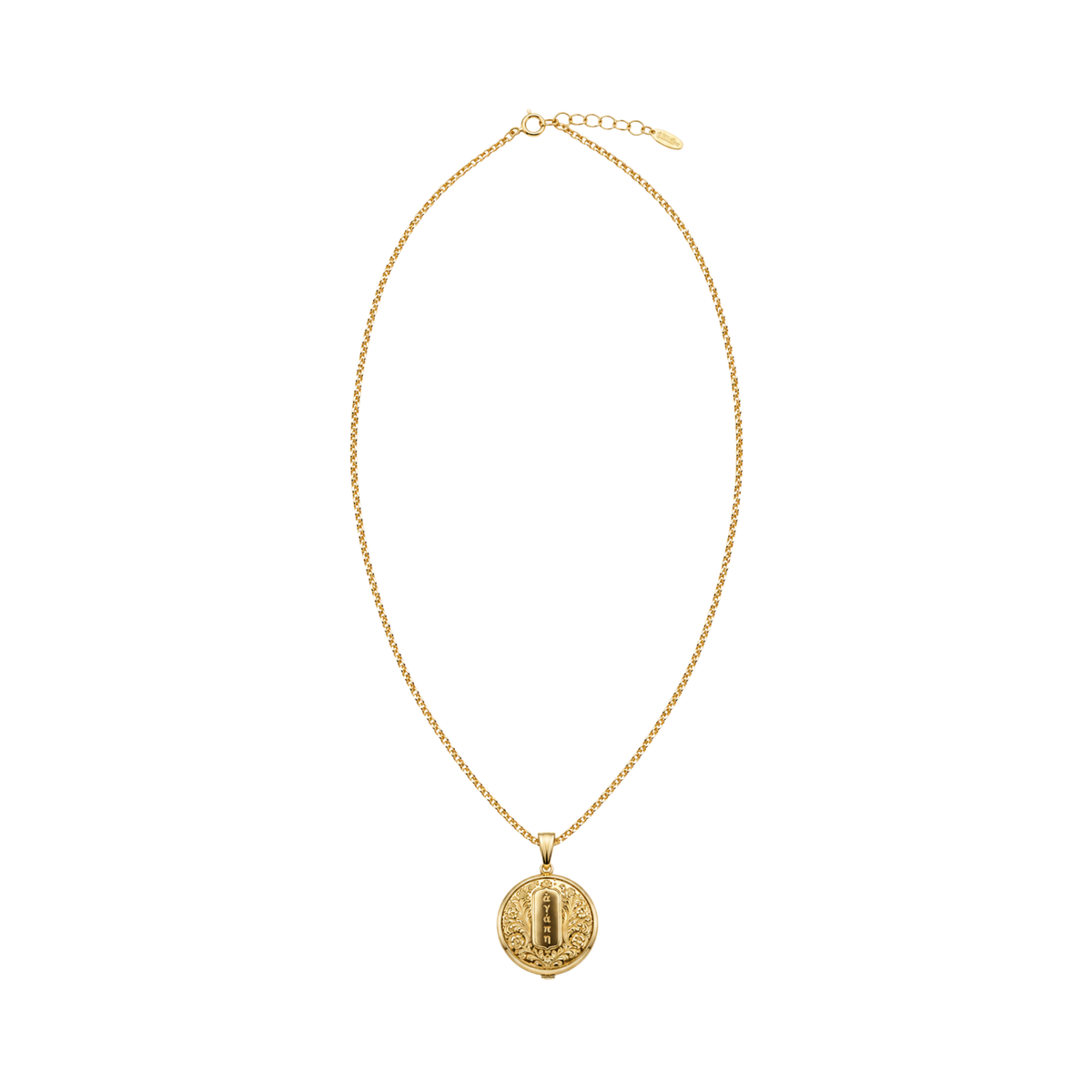 Gold Medallion Necklace