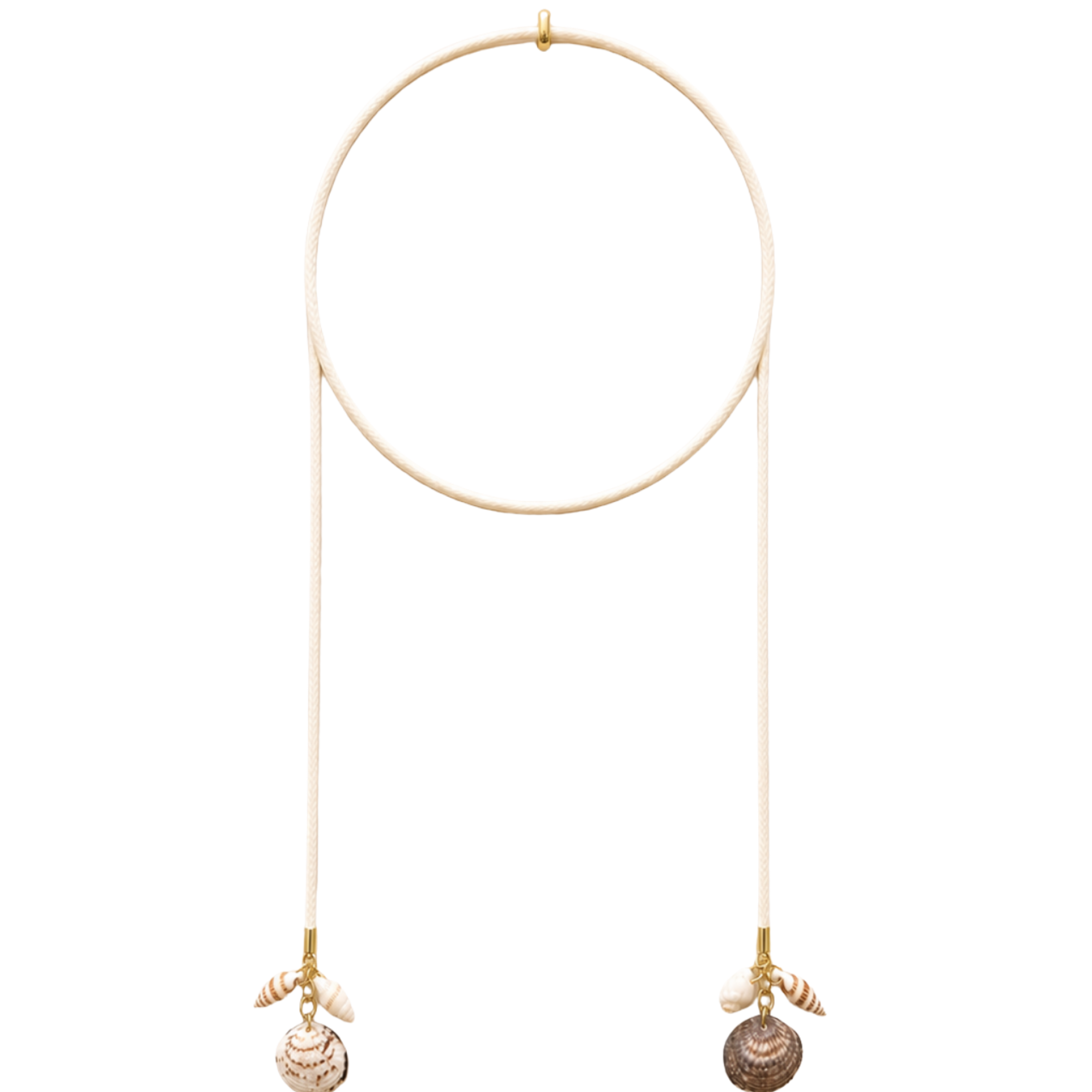 Shell Drop Wrap Necklace