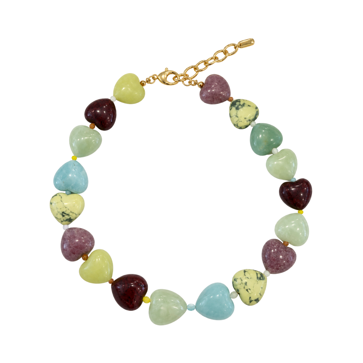 Reilly the Label x Logan Tay Stone Heart Necklace