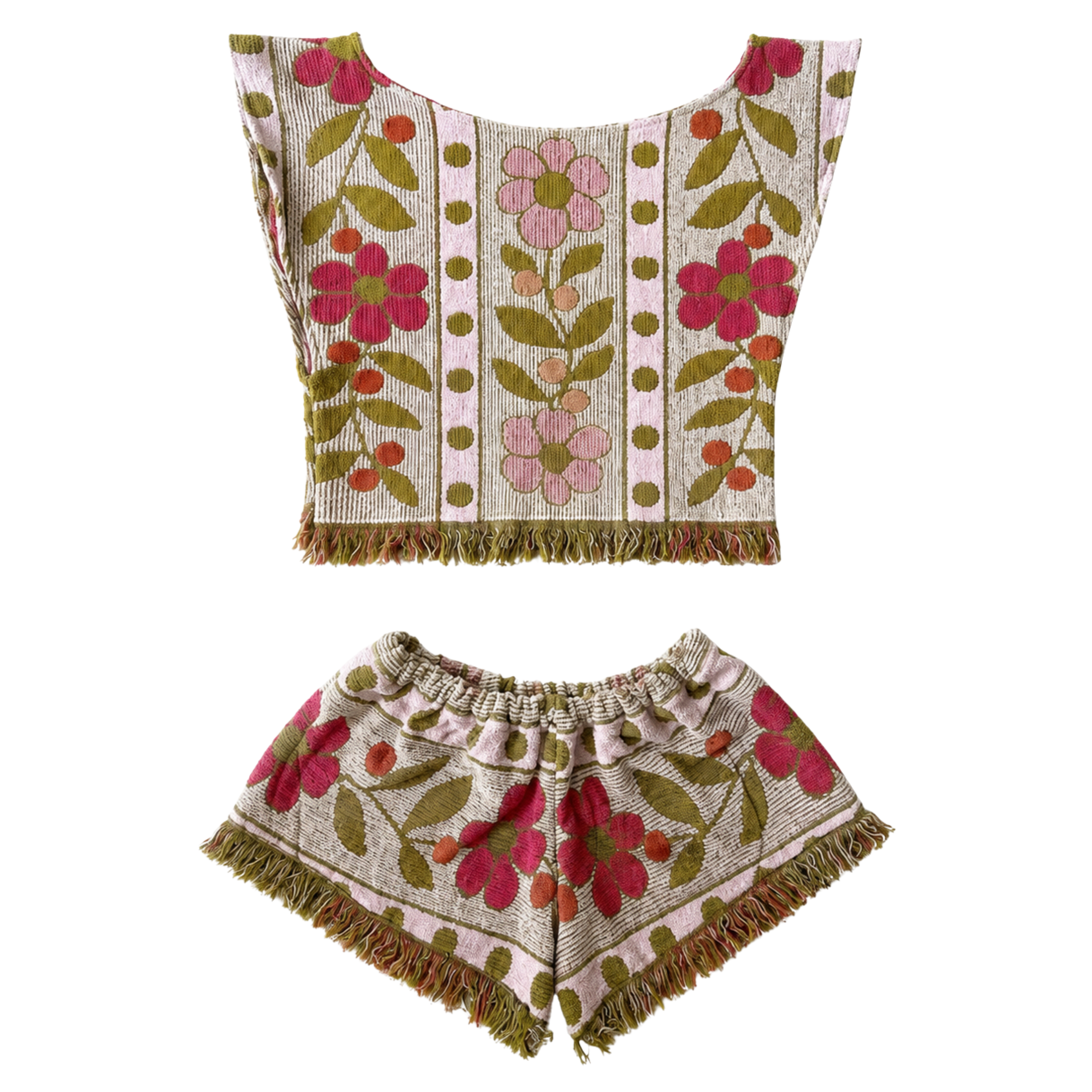 Retro Bloom Fringe Set