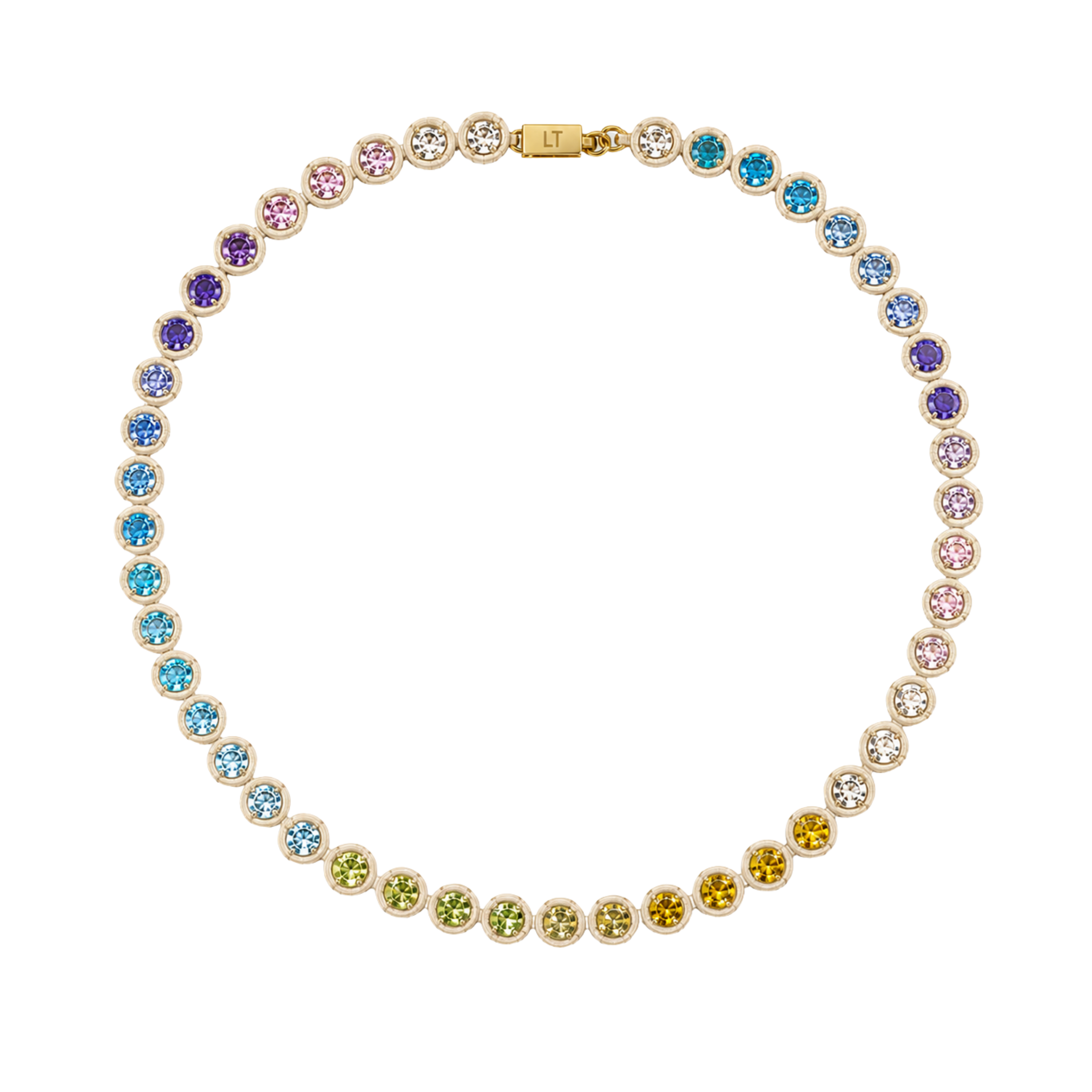 Miami Sunset Paracord Tennis Necklace