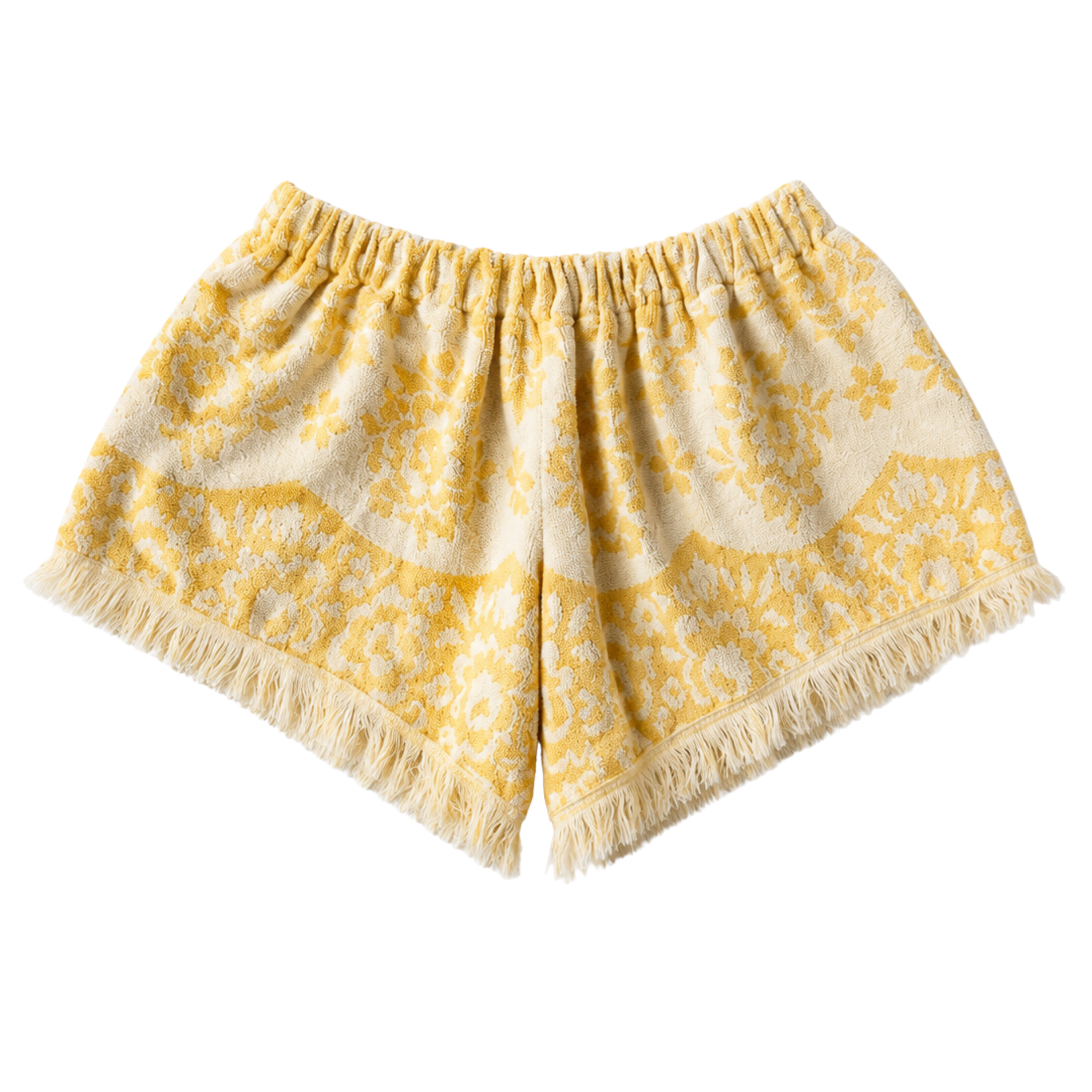 Banana Soda Fringe Shorts