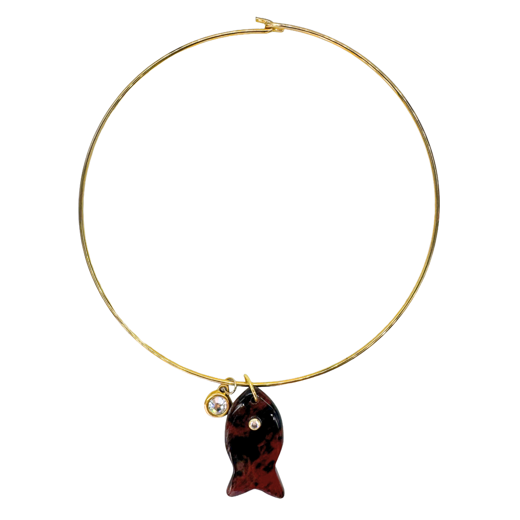 PRE ORDER: Brown Fish Collar