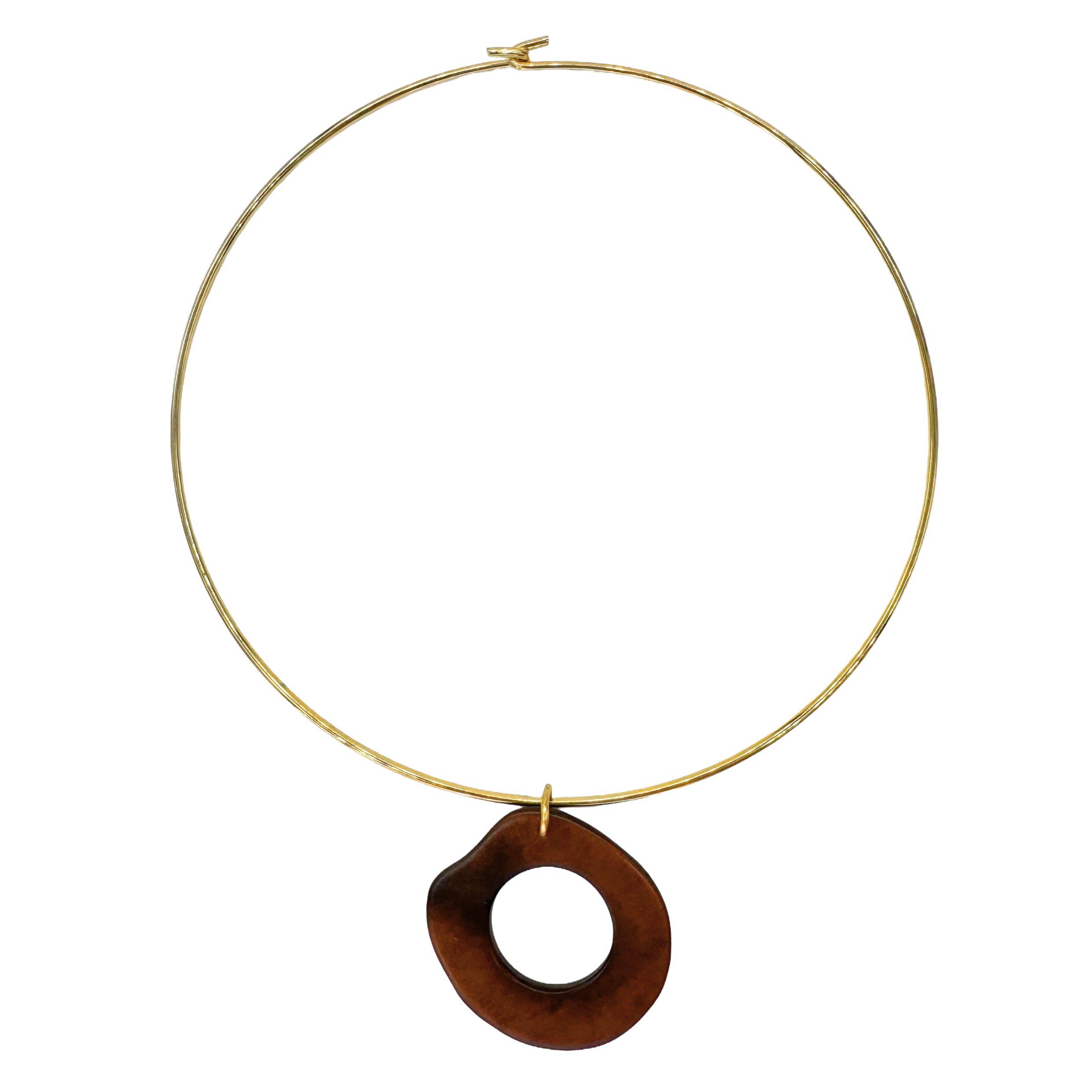 Brown Tagua Collar