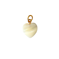 Mother of Pearl Heart Charm