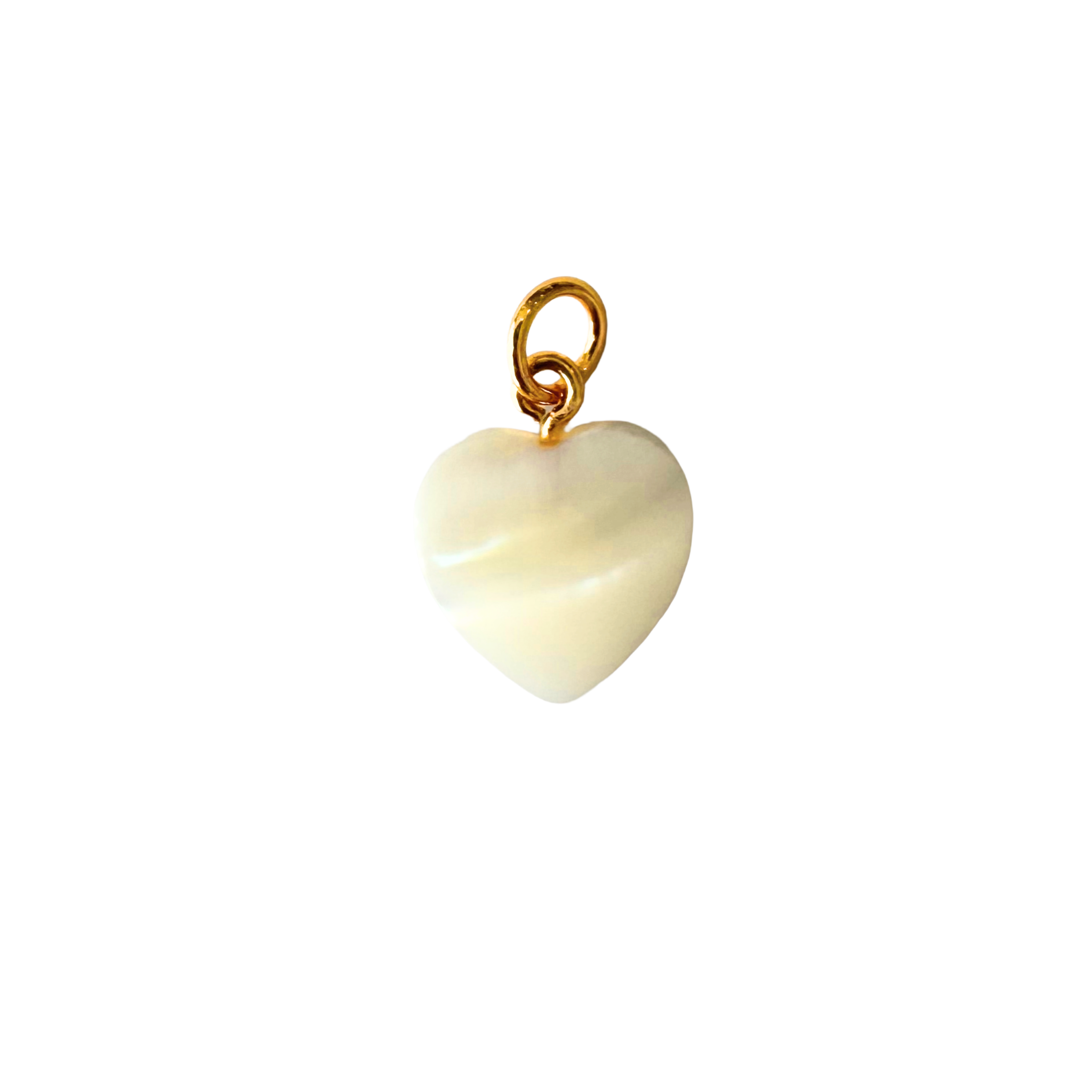 Mother of Pearl Heart Charm