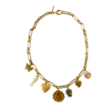  Retro Gold Sun Charm Necklace