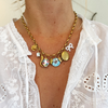 Antique Row Charm Necklace