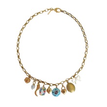 Antique Row Charm Necklace