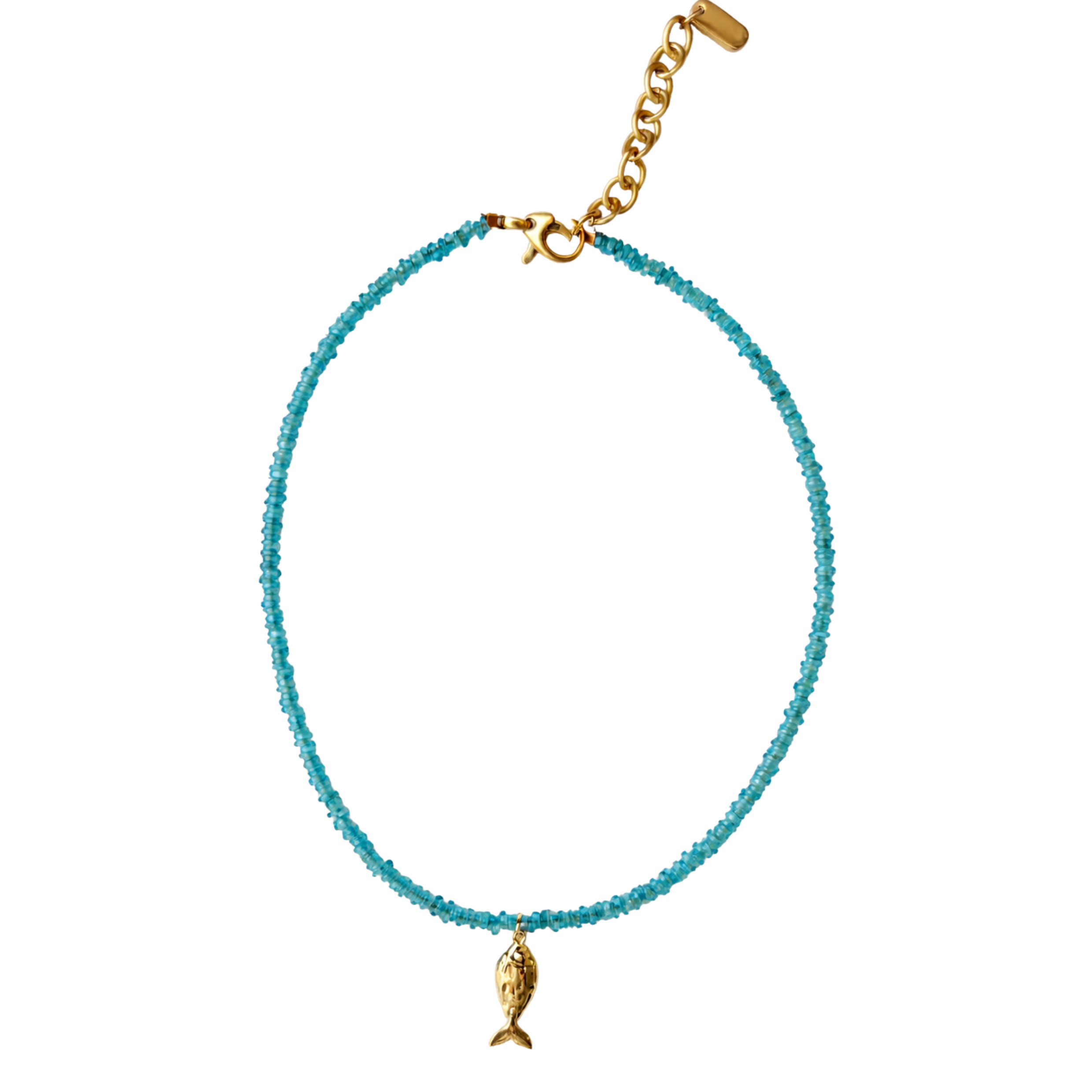 Aqua Mini Fish Necklace