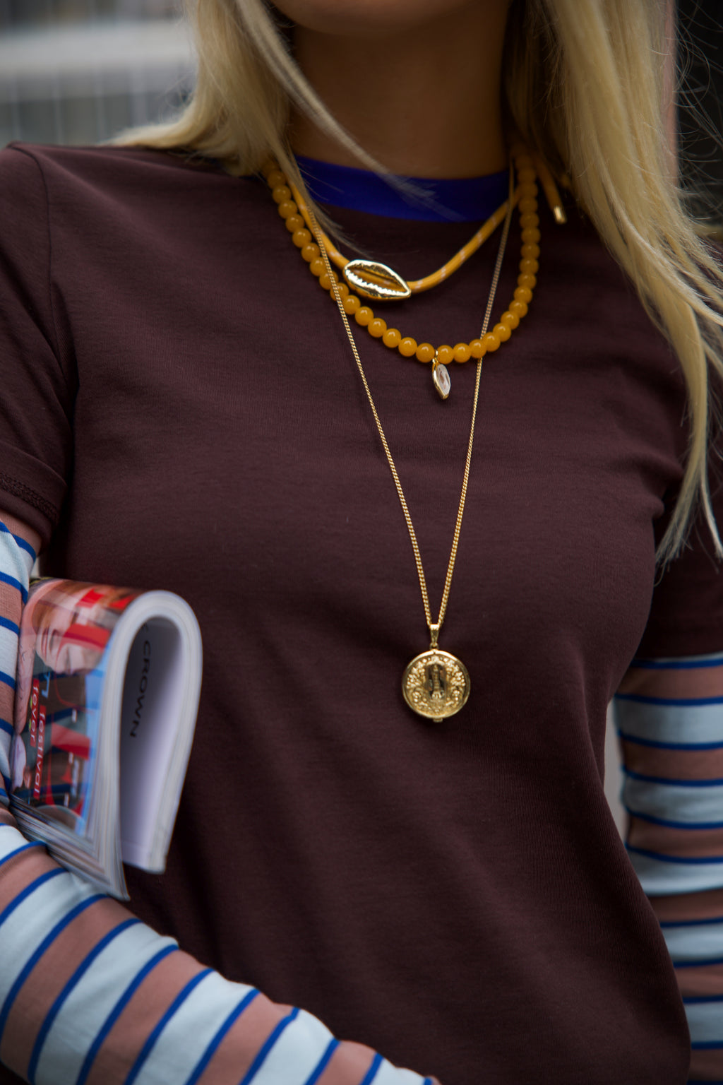 Gold Medallion Necklace