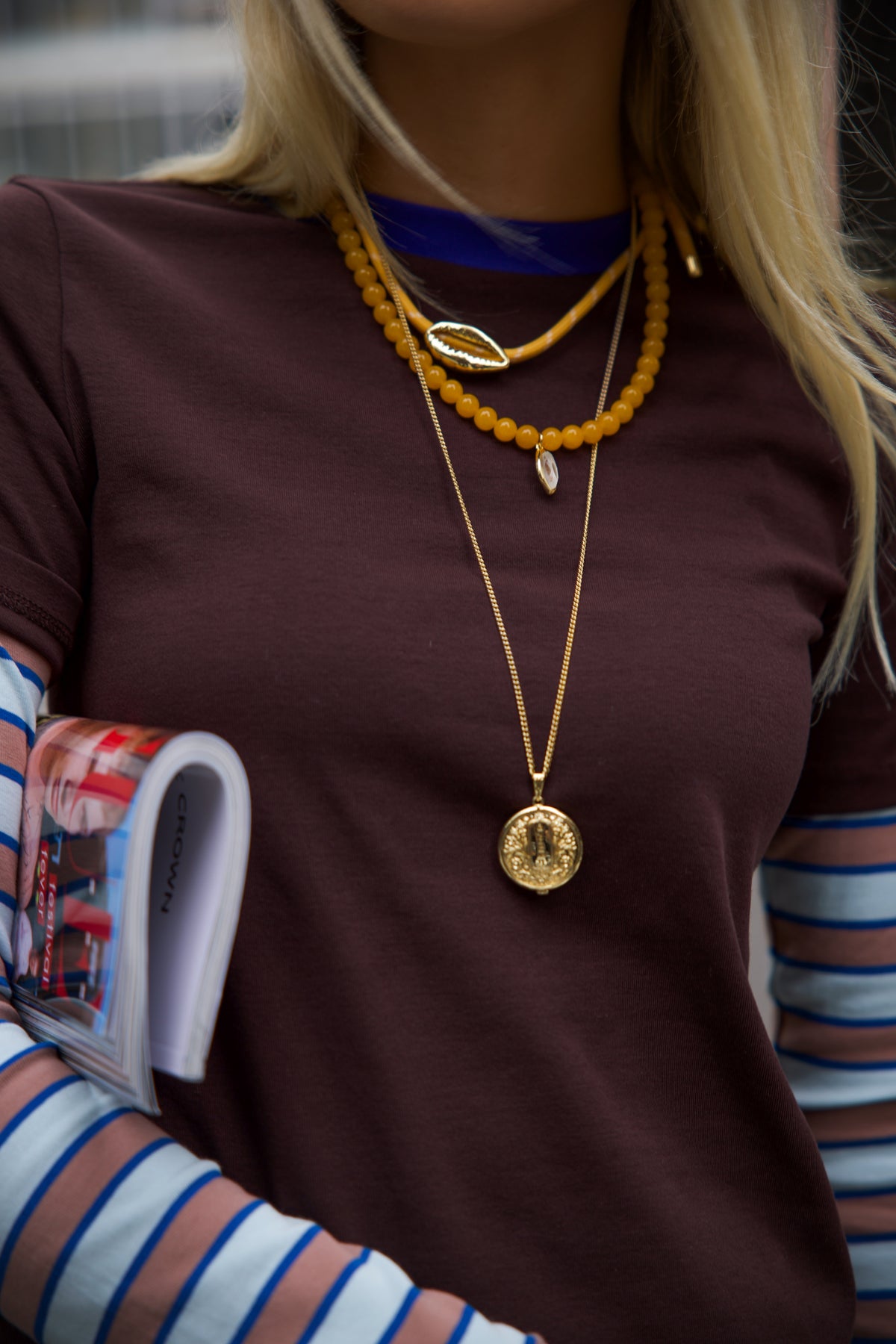 Gold Medallion Necklace
