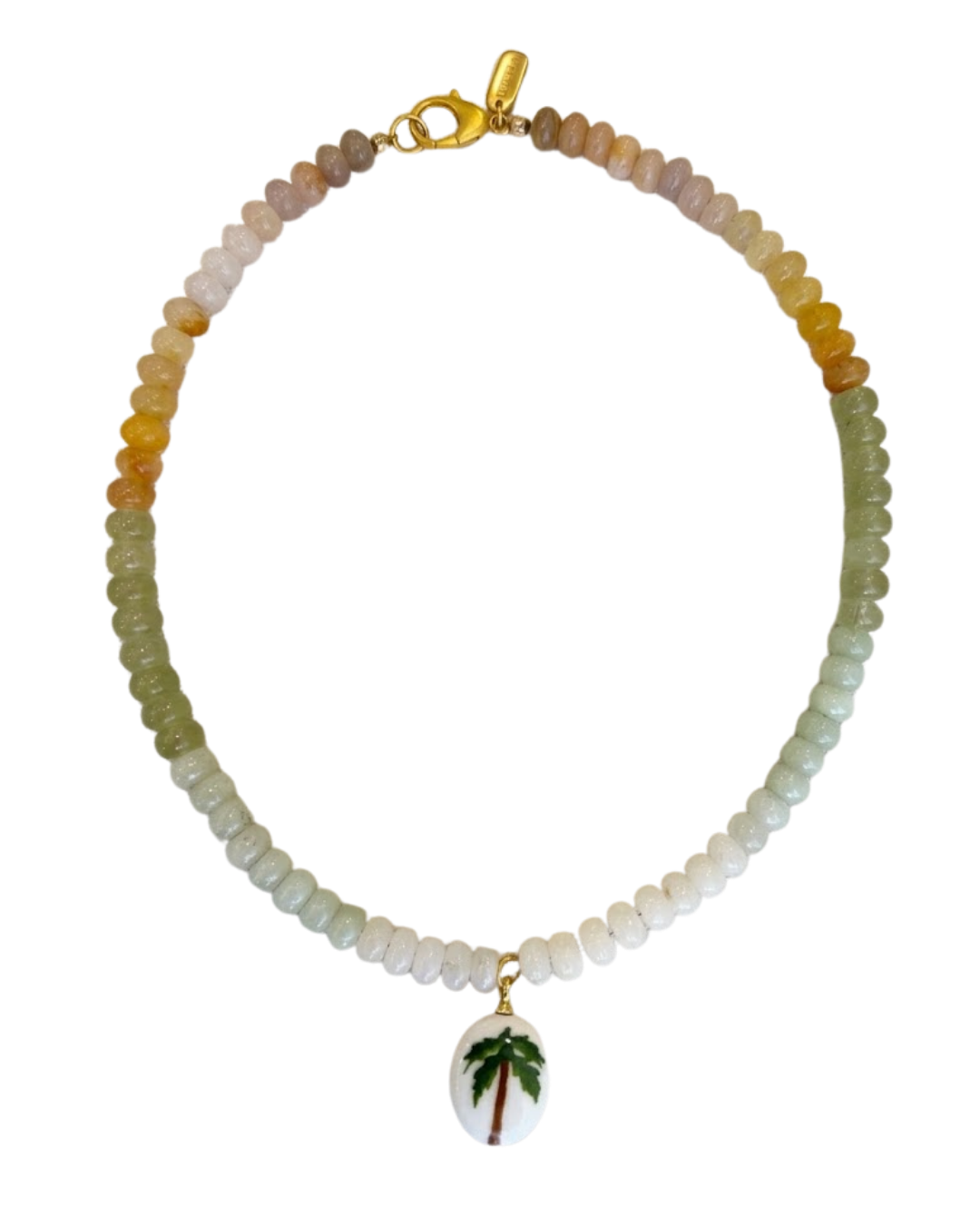 Beaded Palm Tree Necklace