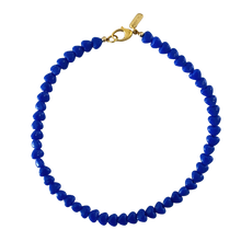  Blue Hearts Beaded Necklace