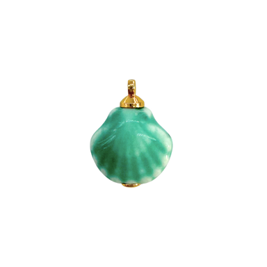 Blue Seashell Charm