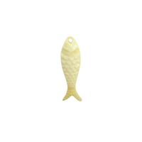 Bone Carved Fish Charm