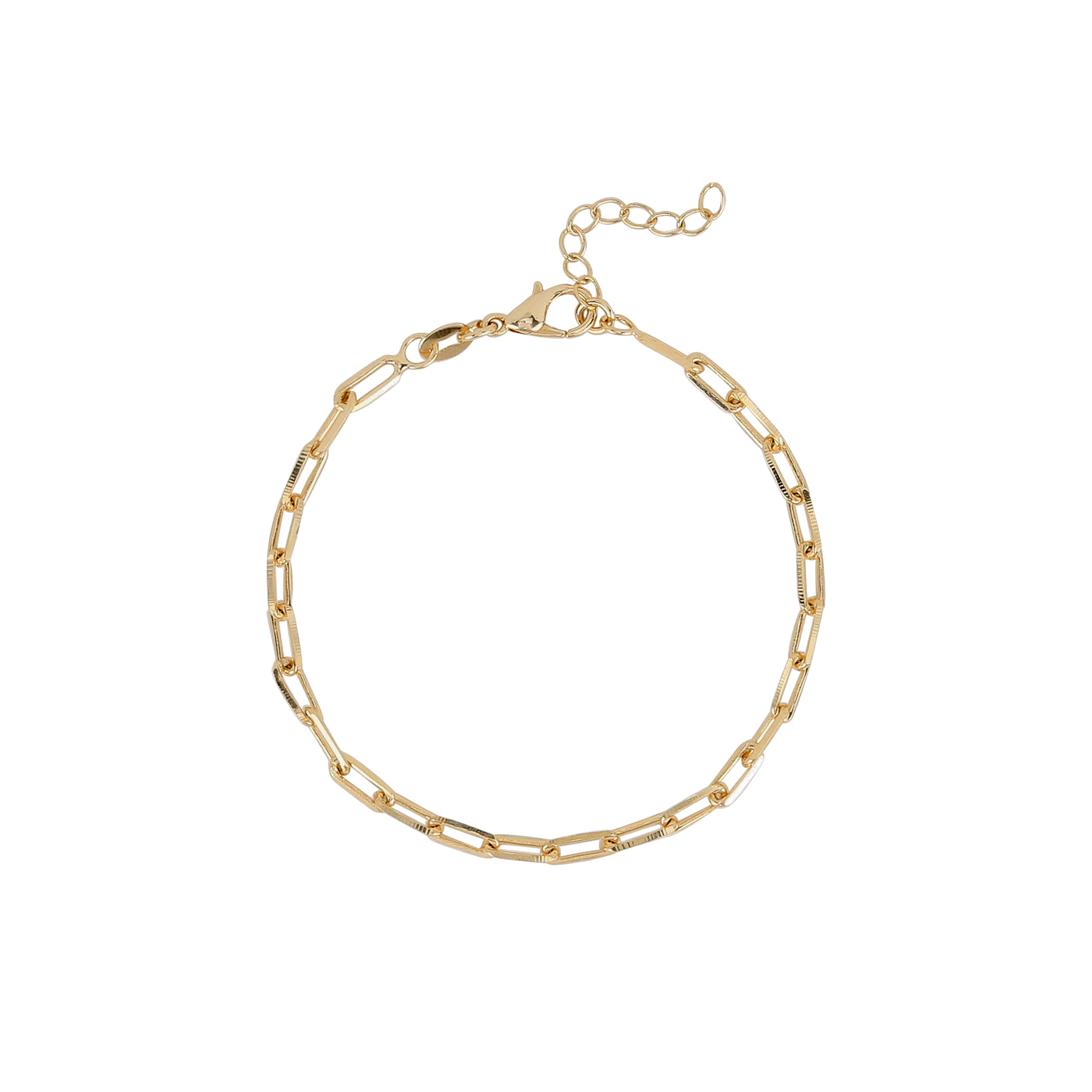 Paper Clip Chain Bracelet