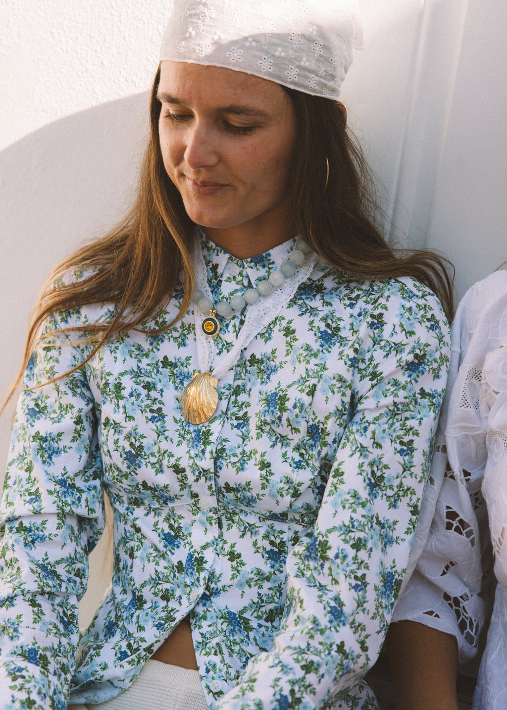 Eyelet Shell Necklace