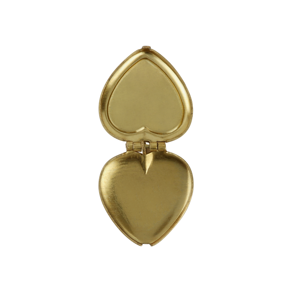 Large Heart Locket Charm