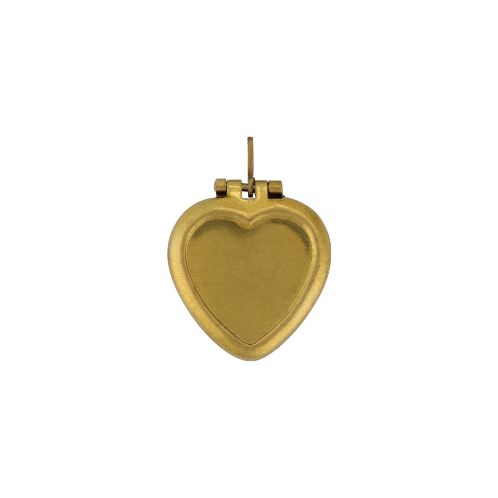 Large Heart Locket Charm