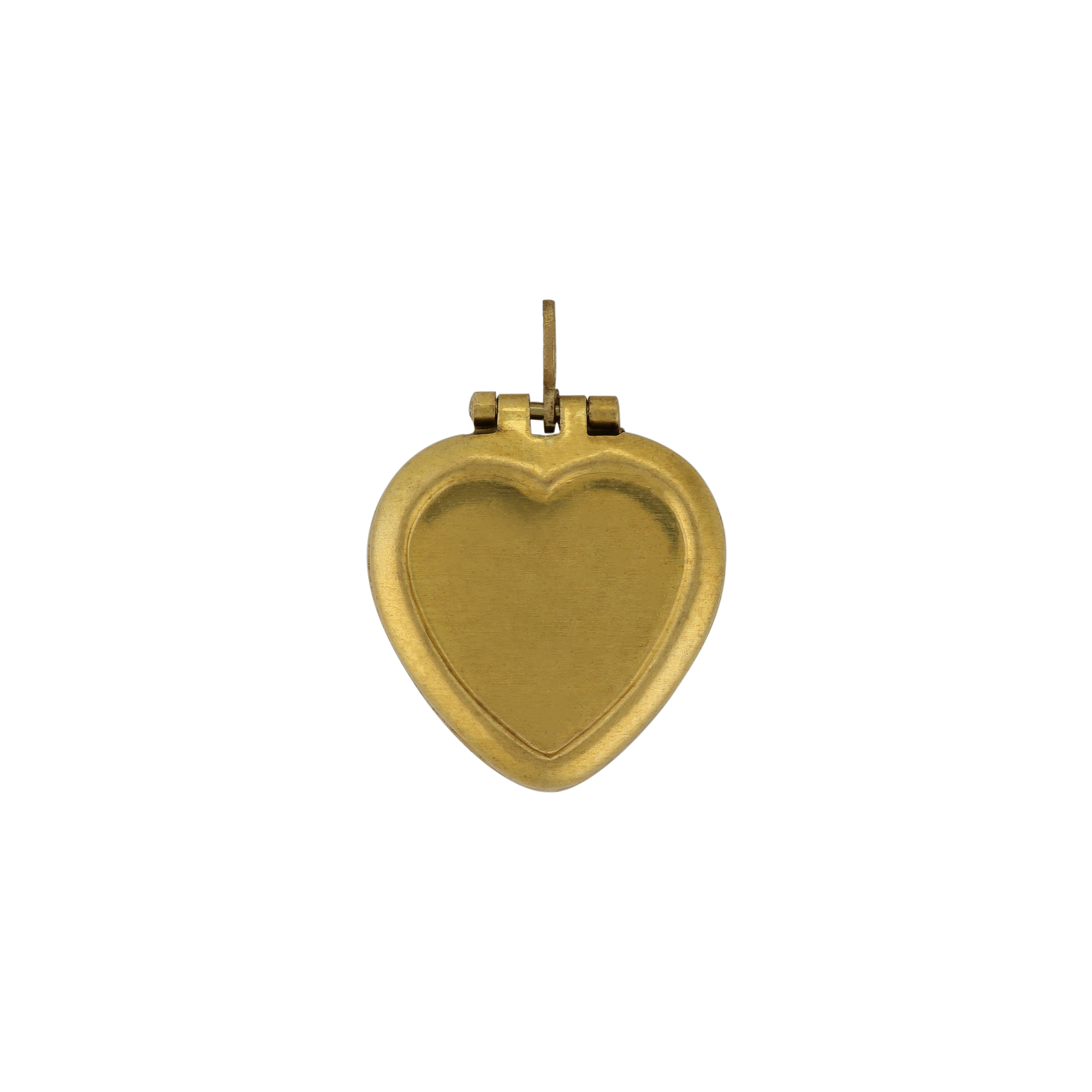 Large Heart Locket Charm