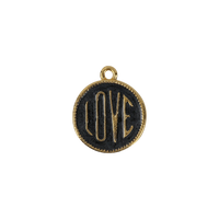 Black Love Disc Charm